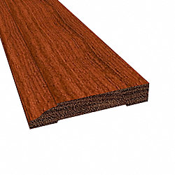 Prefinished Brazilian Cherry Cumaru Hardwood 1/2 in thick x 3.25 in wide x 8 ft Length Baseboard